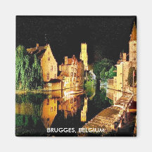 BRUJAS, BÉLGICA IMÁN DE NEVERA