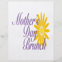 Brunch del día de madres tarjetones