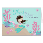 Brunette de la tarjeta 2 de little mermaid TY
