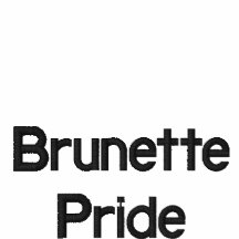 BrunettePride Sudadera Bordada Encapuchada