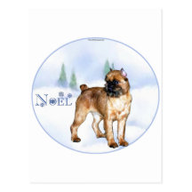 Bruselas Griffon Noel Postal