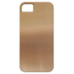 Brushed áurea texture metal iPhone 5 Case-Mate carcasa
