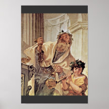 Brutus de Lucius Junius que besa la tierra Poster