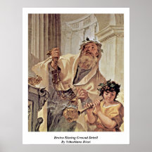 Brutus que besa el detalle de tierra de Sebastiano Posters