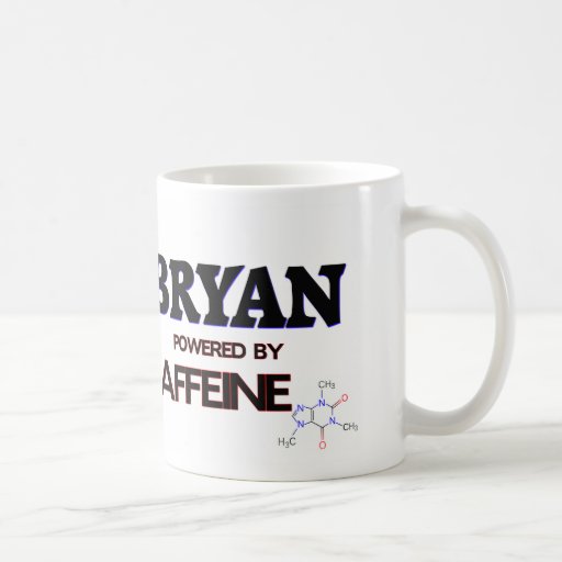 Bryan accionó por el cafeína taza de café