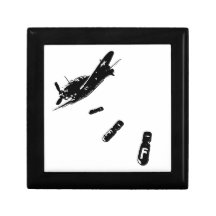 Buceador de la F-Bomba (negro) Caja De Joyas