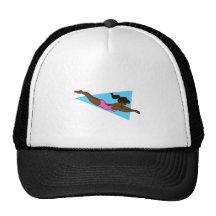 Buceador del chica gorras