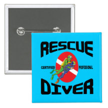 Buceador del rescate pins