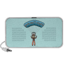 Buceador rubio del cielo del chica mini altavoz
