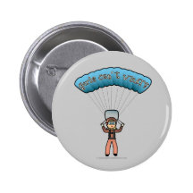 Buceador rubio del cielo del chica pins