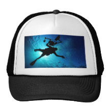 Buceador subacuático gorro de camionero