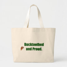 Bucktoothed y orgulloso bolsa