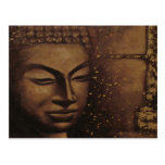 Buda de la postal del ~ de la paz religiosa