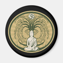 Buda debajo del árbol de Bodhi Iman De Frigorífico