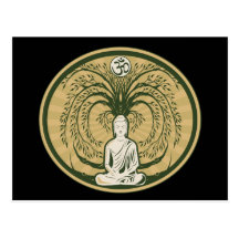 Buda debajo del árbol de Bodhi Tarjetas Postales