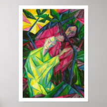 Buda y el poster de la bella arte del ladrón