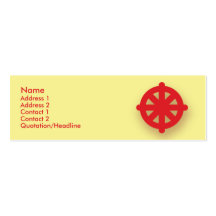 Buddhism - flaco plantillas de tarjetas de visita