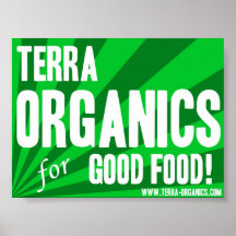 Buen poster de la comida
