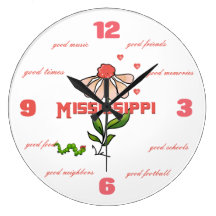Buen reloj de pared de Mississippi de las épocas