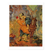 Buen samaritano (después de Delacroix), Vincent va Tarjetas Postales