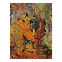 Buen samaritano (después de Delacroix), Vincent va Postales