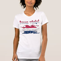 Buen Viaje en colores de la bandera americana Camisetas