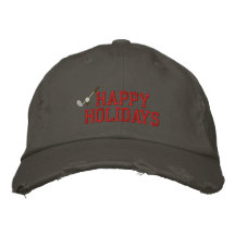 Buenas fiestas gorra bordado golf gorras bordadas