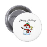 Buenas fiestas (muñeco de nieve Birdy) Pins