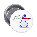 Buenas fiestas (muñeco de nieve) pin