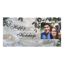 Buenas fiestas tarjeta de la foto de familia - ace tarjetas personales con fotos