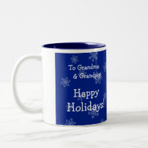 Buenas fiestas taza de la foto del navidad