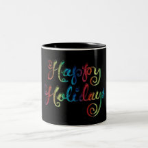 Buenas fiestas tazas de café