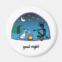 ¡"Buenas noches! " Iman Para Frigorífico