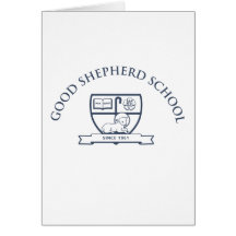 Buenas tarjetas de nota de la escuela del pastor