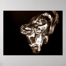 Buey de bronce posters