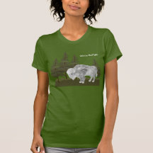 Búfalo blanco camiseta