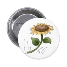 Buggin usted también · Girasol Pins