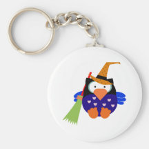 Búho 004 de Halloween Llaveros Personalizados