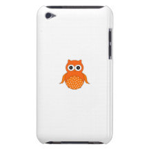 Búho anaranjado lindo Case-Mate iPod touch cobertura