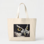 Búho blanco y negro de Specacled Bolsa