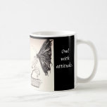 Búho con actitud - taza linda