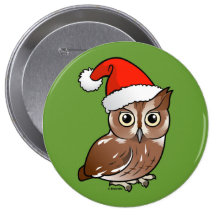 Búho de chillido del este Santa Pins