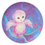 Búho de Kawaii Platos Para Fiestas