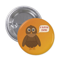 Búho del amor pins