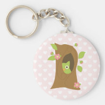 Búho en un árbol llaveros personalizados