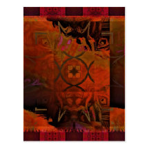 búho ideal incan postal