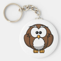 Búho lindo llaveros personalizados
