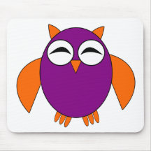 Búho lindo Mousepad de Halloween