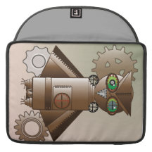 Búho Macbook Steeve del robot de Steampunk Funda Macbook Pro
