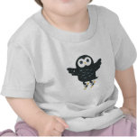 Búho negro de Nite camisetas